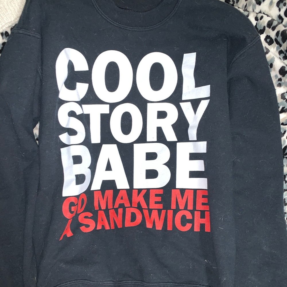 Funny Oversized Graphic Sweatshirt